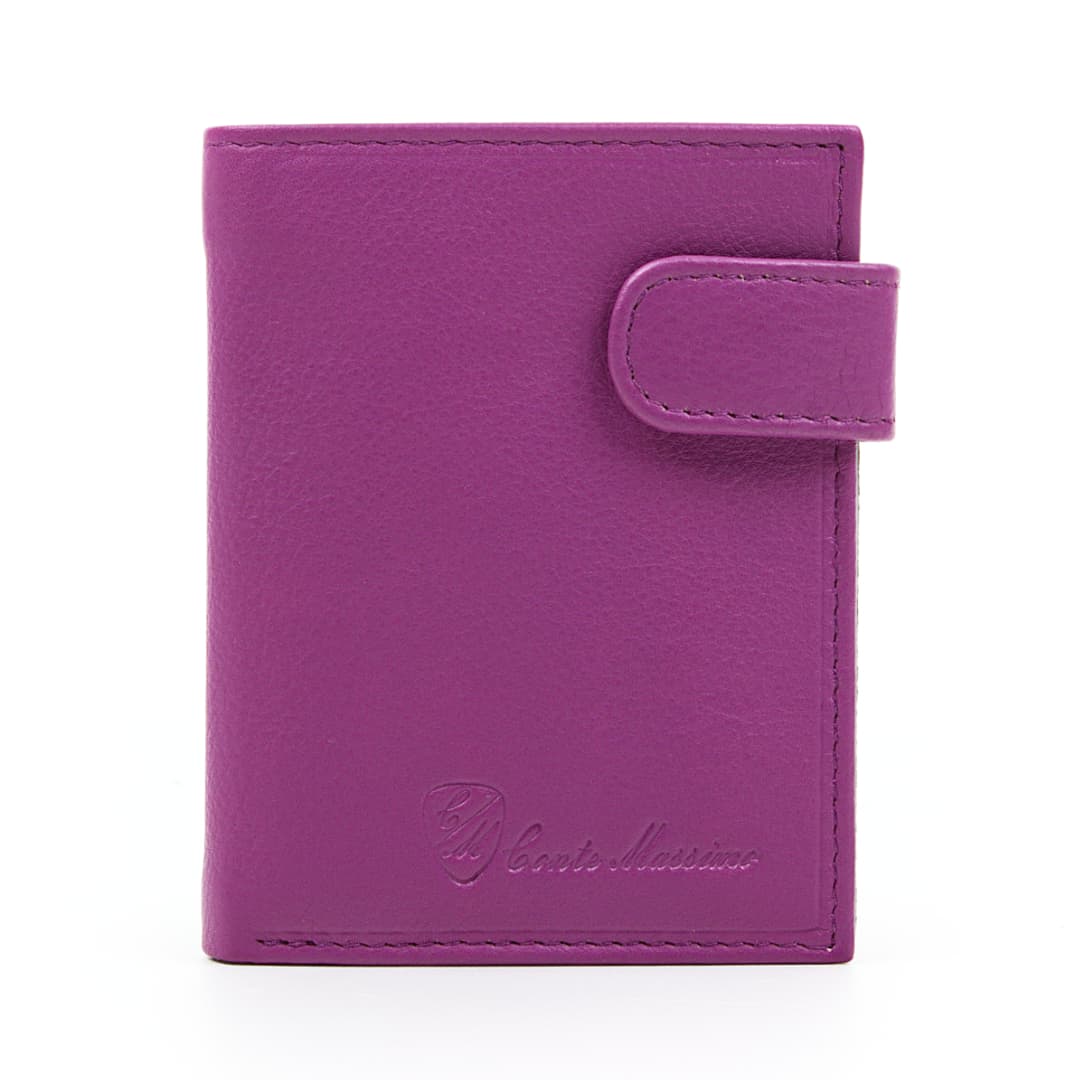 Leather wallet for credit card Conte Massimo | Holder