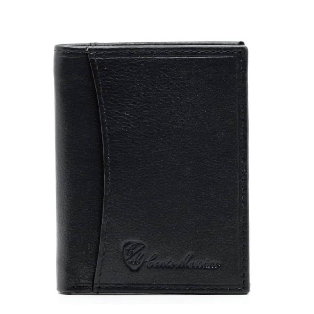 Leather wallet for credit card Conte Massimo | Card