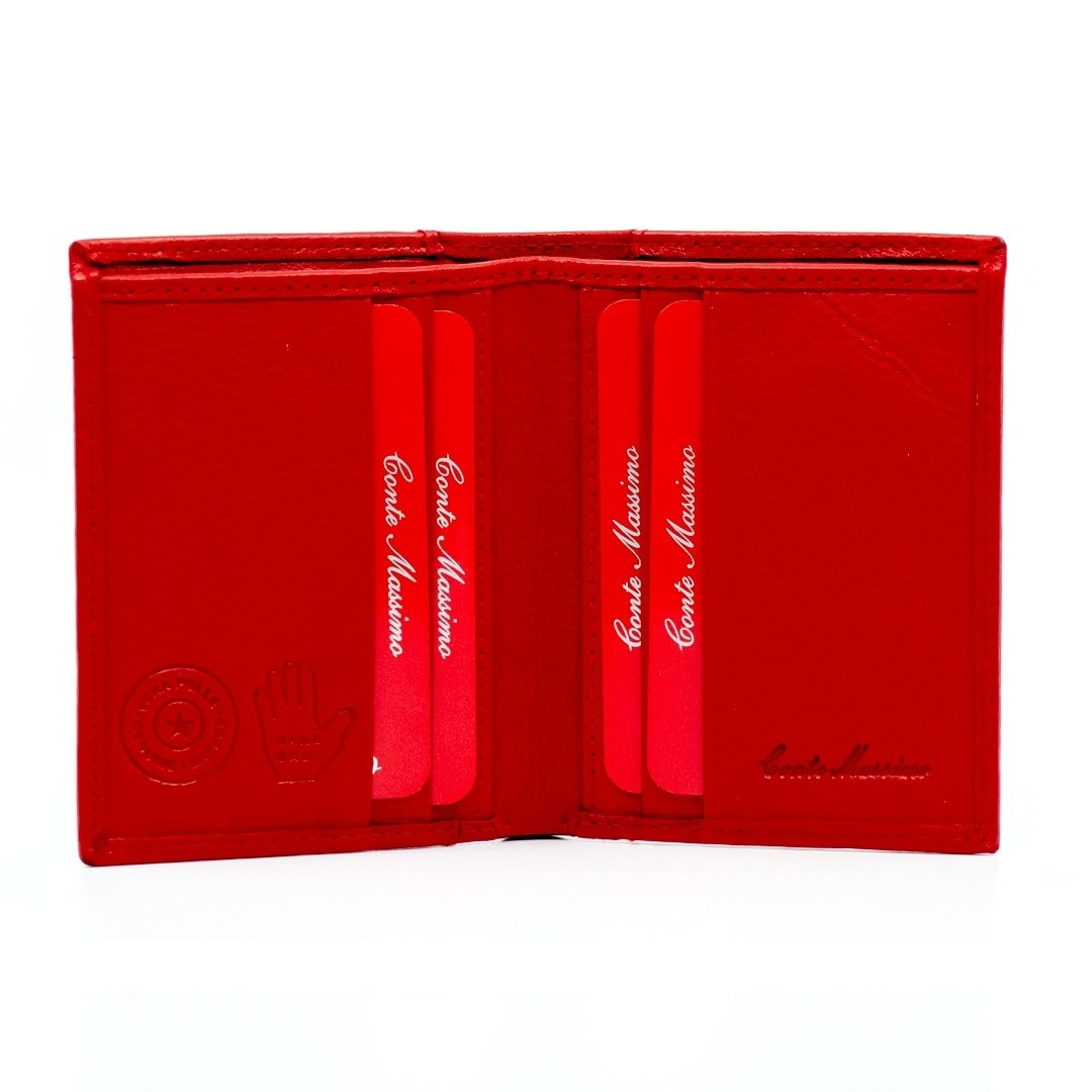 Usnjena denarnica za kreditne kartice Conte Massimo | Card