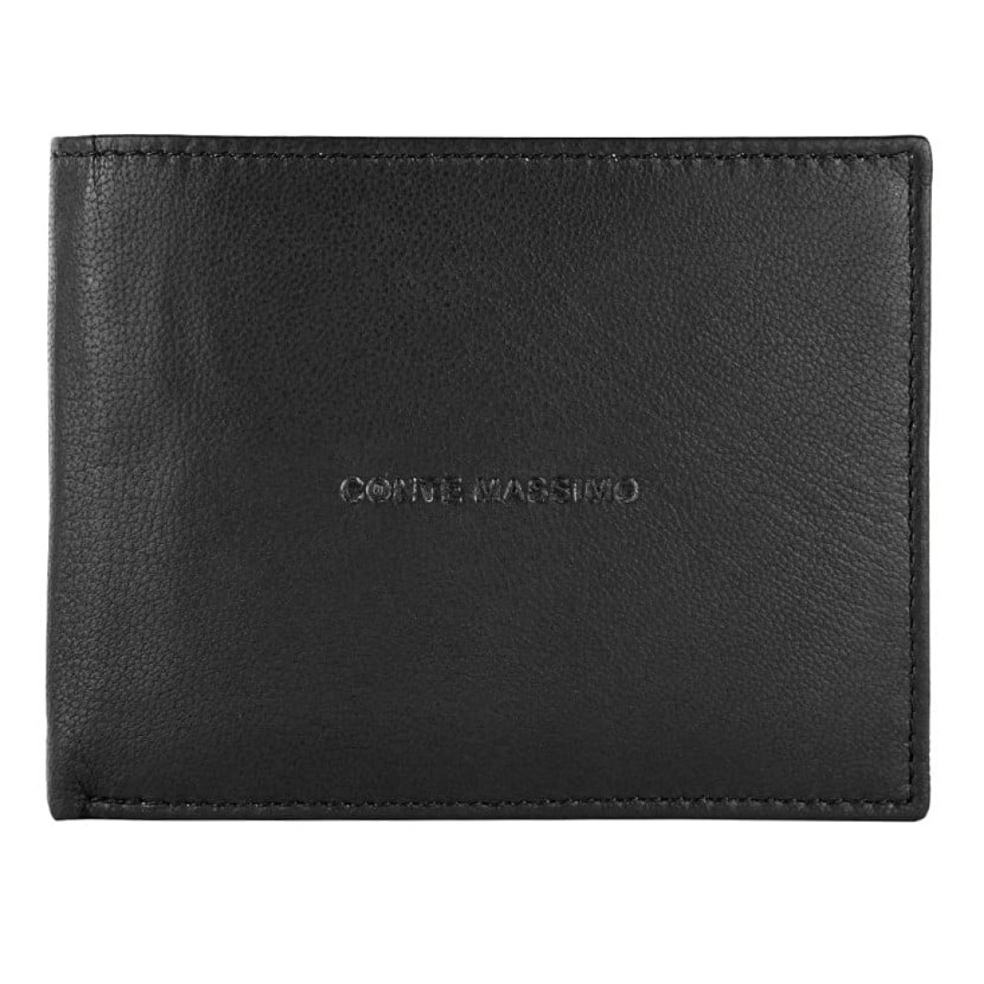 Usnjena moška denarnica Conte Massimo | Multicolor