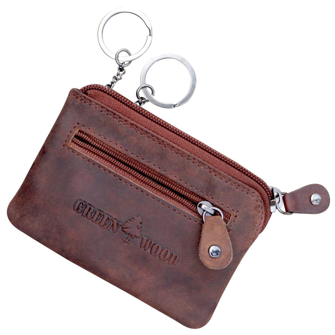 Kožni etui za ključeve Green Wood | Petja