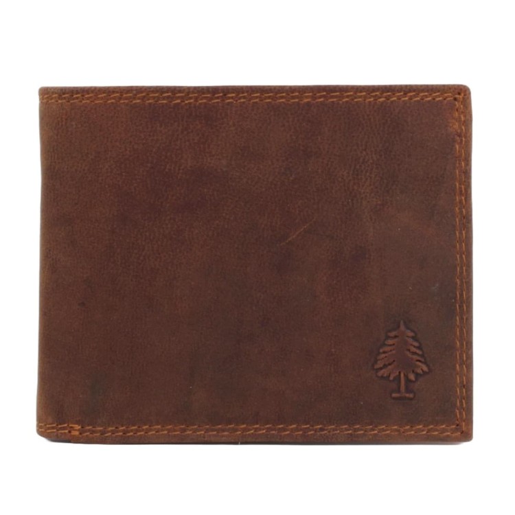 Herren Leder Geldbörse Green Wood | Alan