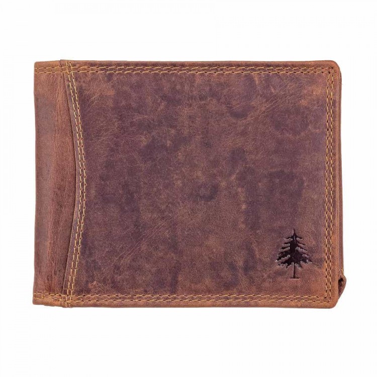 Herren Leder Geldbörse Green Wood | Lucas