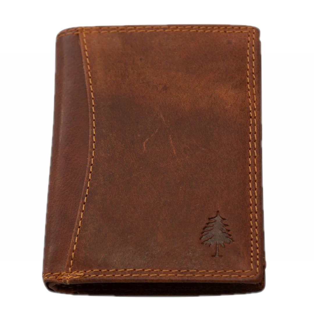Men's leather wallet Green Wood | Liam