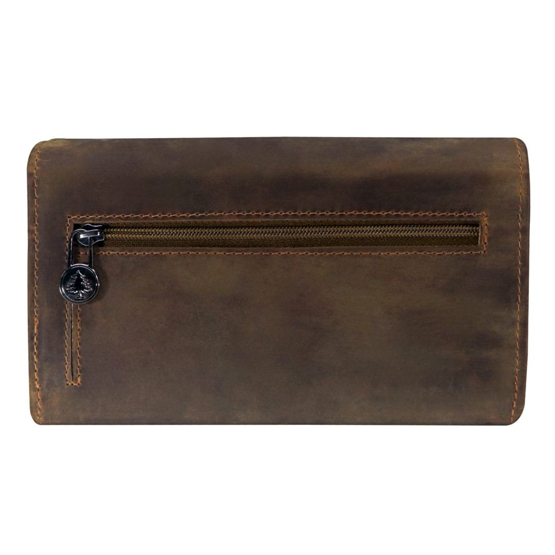 Usnjena denarnica gostinska Green Wood | Pax