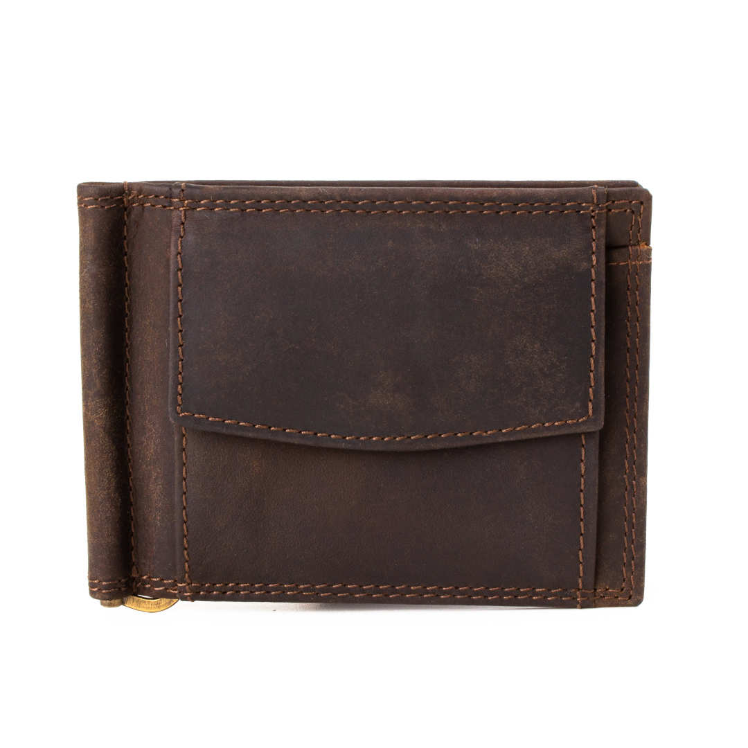 Money clip leather wallet Optimist | Sylas