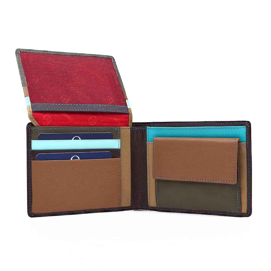 Leather wallet Sergio Tacchini | Rainbow