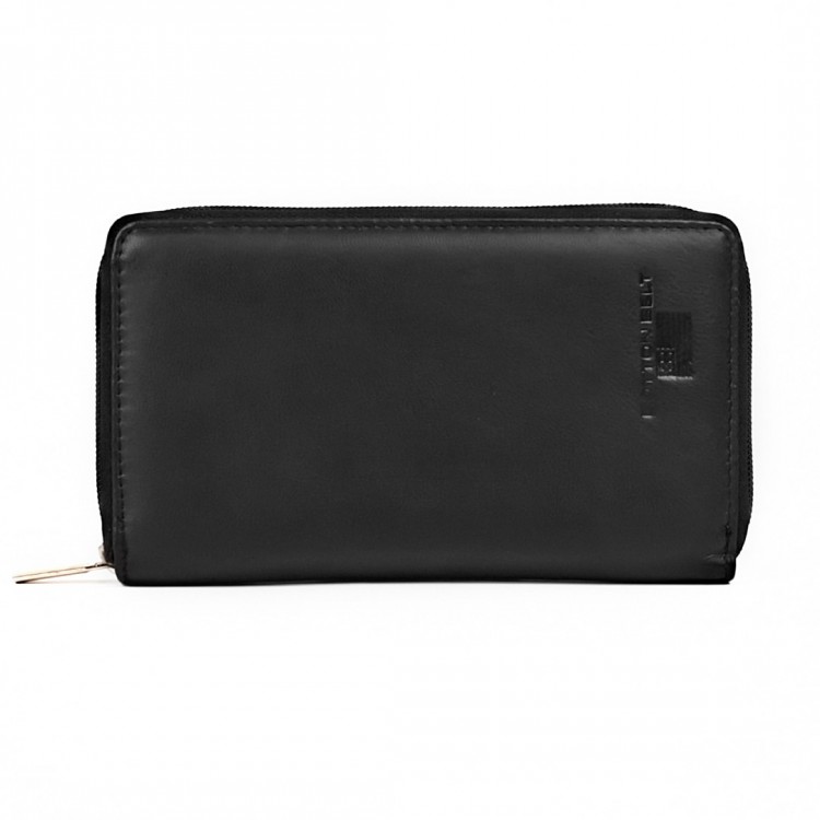 Leather wallet for women Cotton Belt | Ami