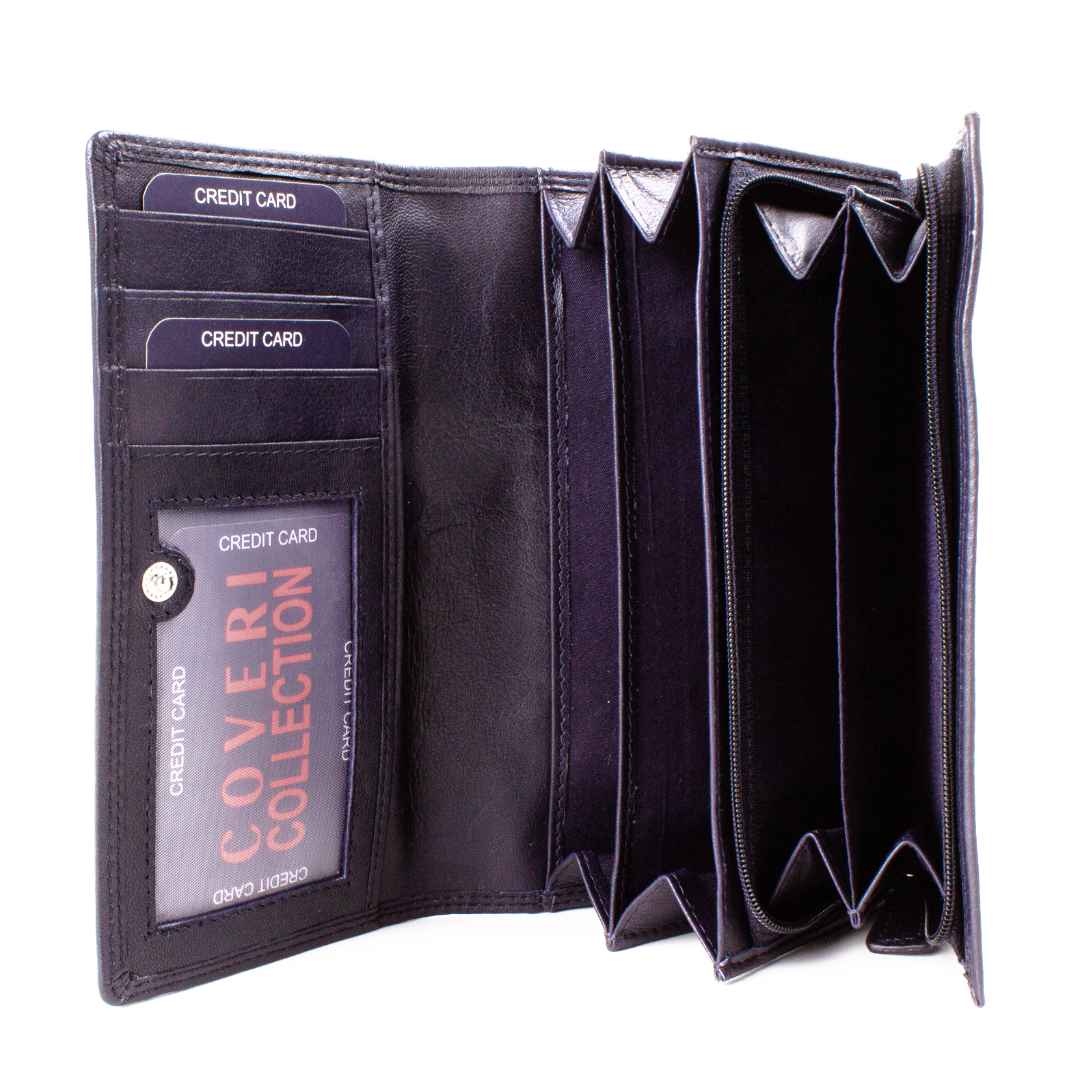 Leather wallet for women Coveri Collection | Clover
