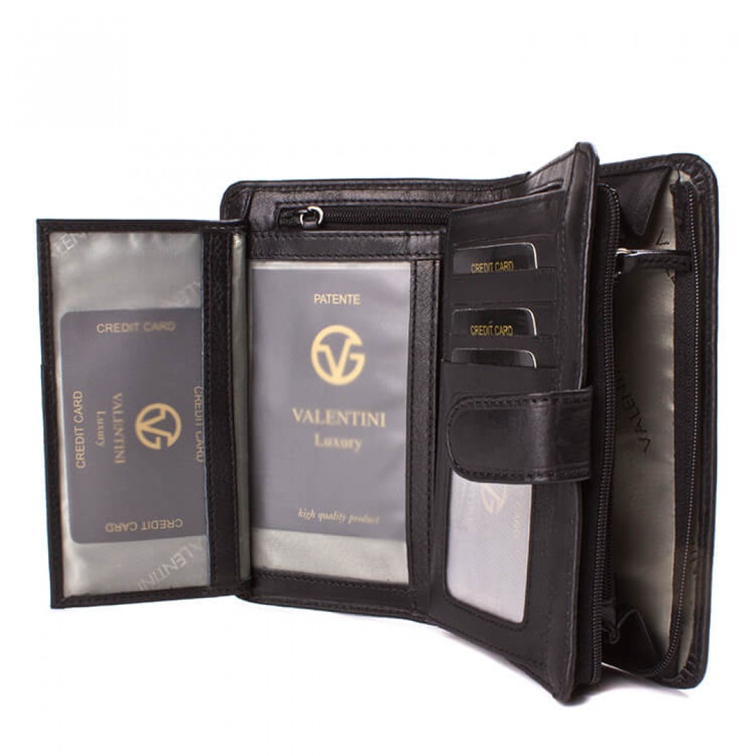 Women's leather wallet Valentini Luxury | 306-ST01
