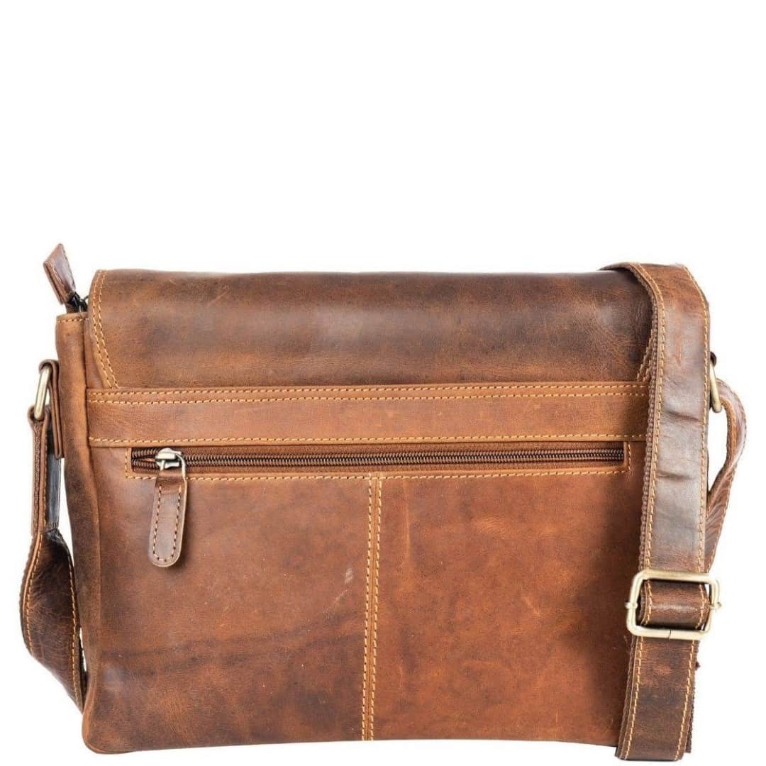Business bag leather Green Wood | Arlo