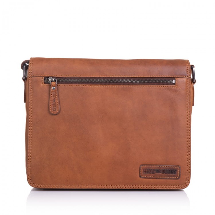 Business leather bag Hill Burry Fit