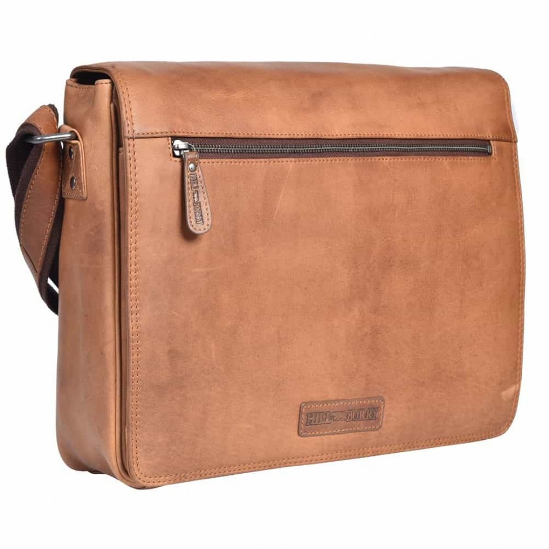 Business leather bag Hill Burry | Messenger