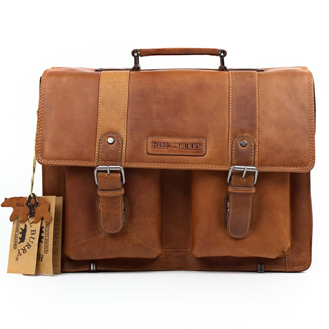 Business leather bag Hill Burry | Durable