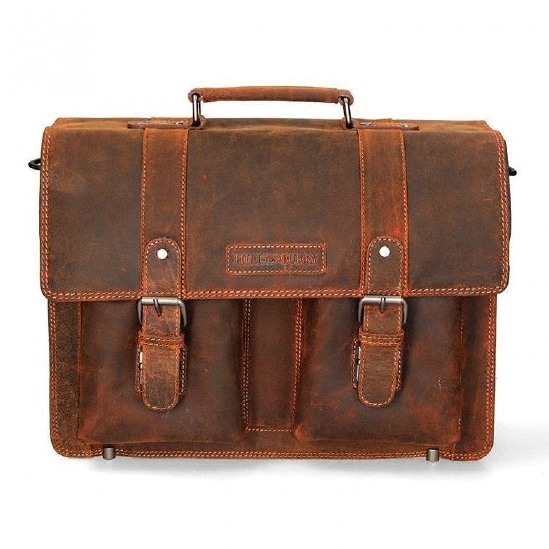 Business leather bag Hill Burry | Durable