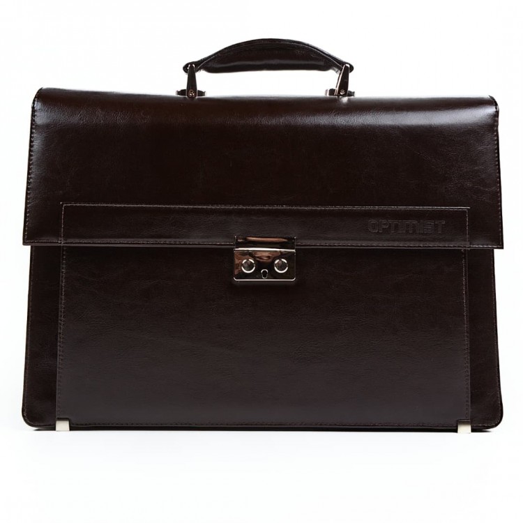Business leather bag Optimist | Logan