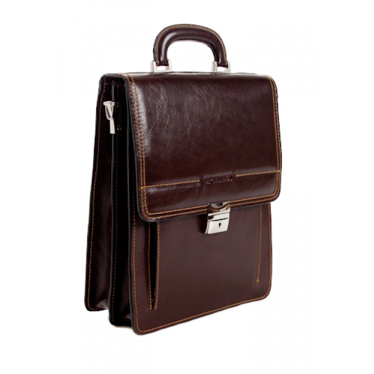 Leather business bag Optimist | 03270