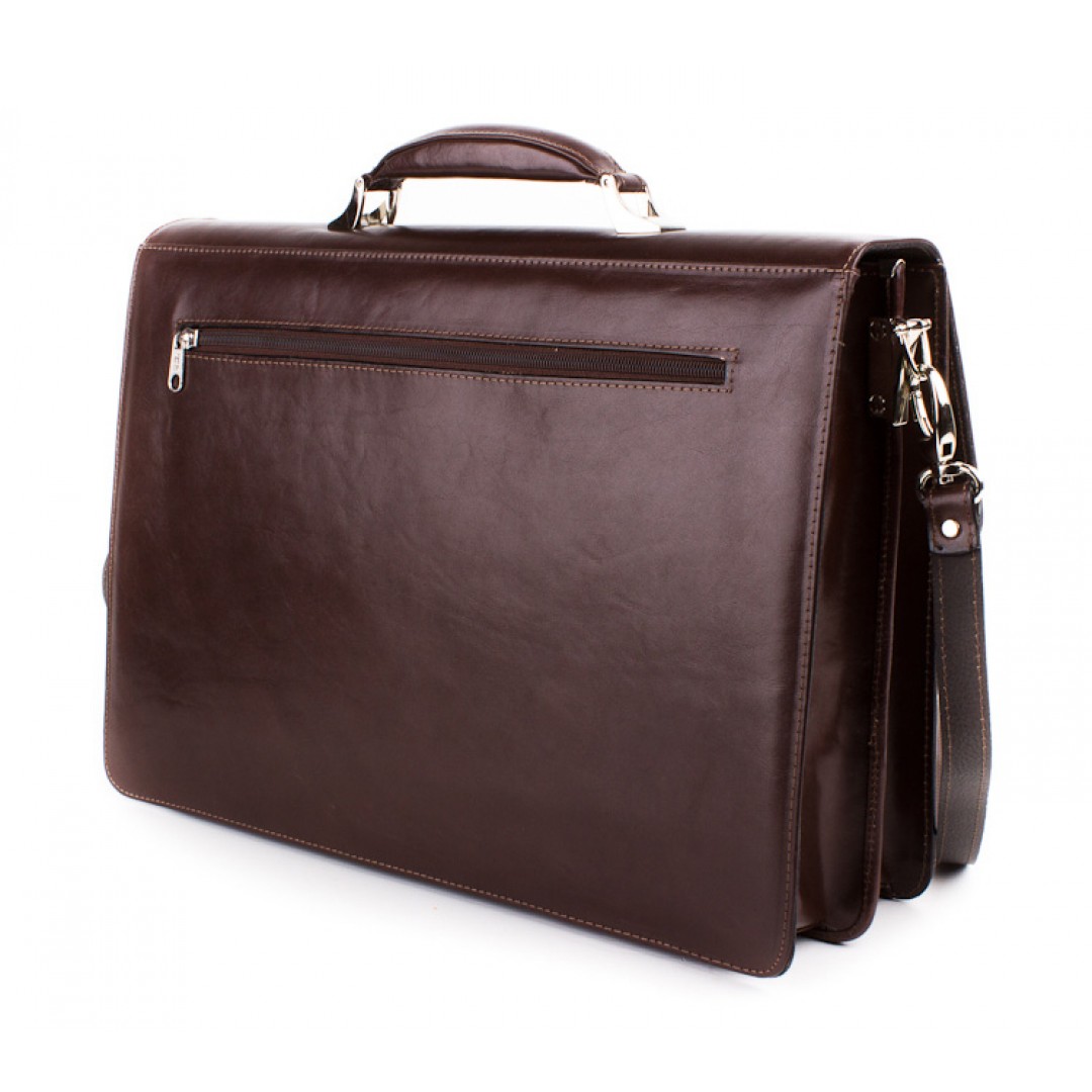 Leather business bag Optimist | 04009
