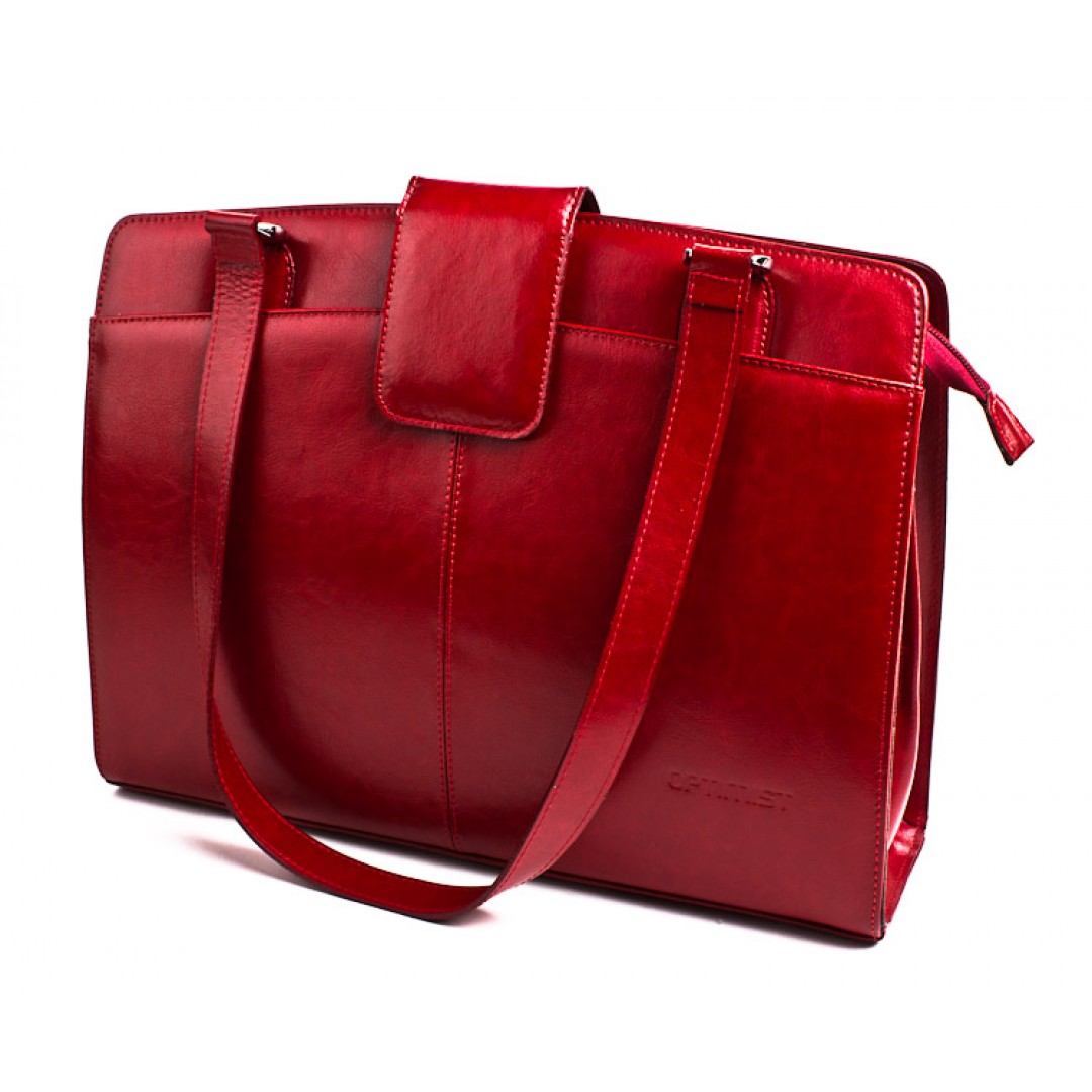 Leather business bag woman Optimist | 2048