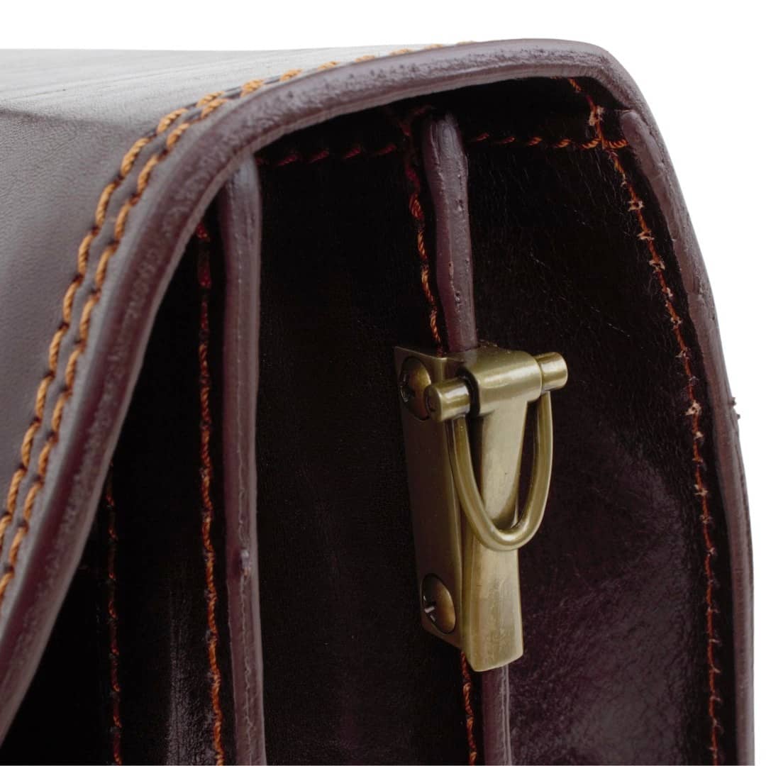 Leather business bag Optimist | Chic