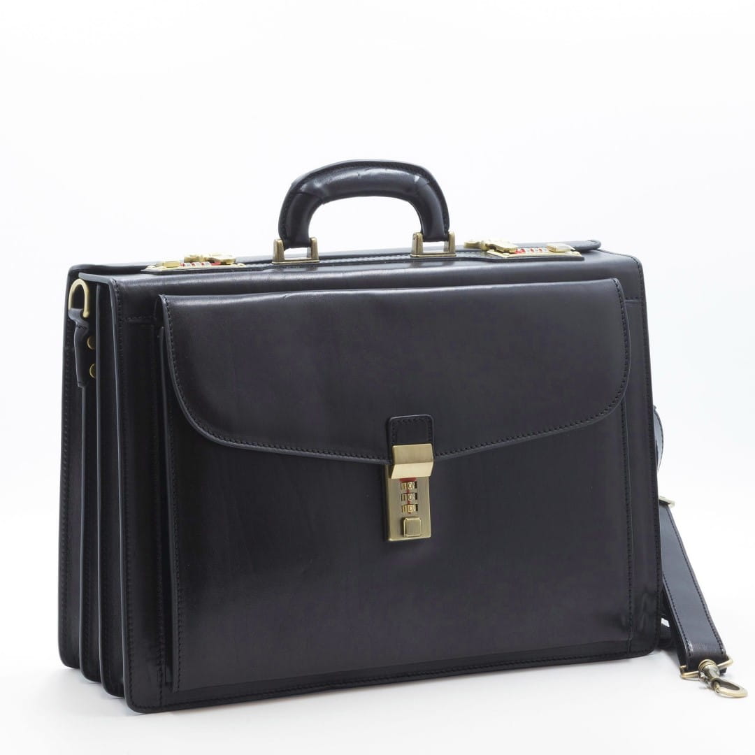 Leather briefcases Optimist | Salvatore