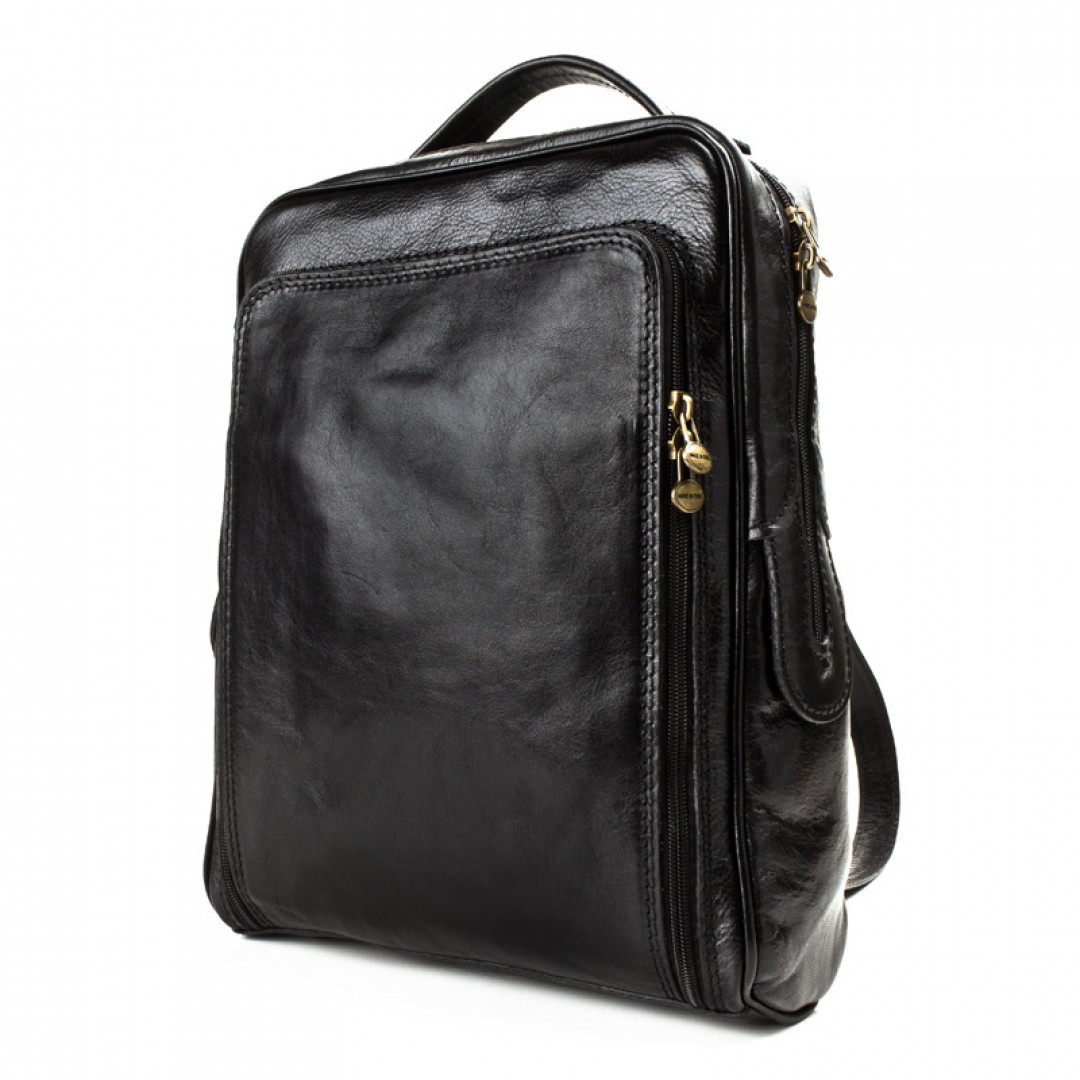 Leather backpack Optimist | OP870480