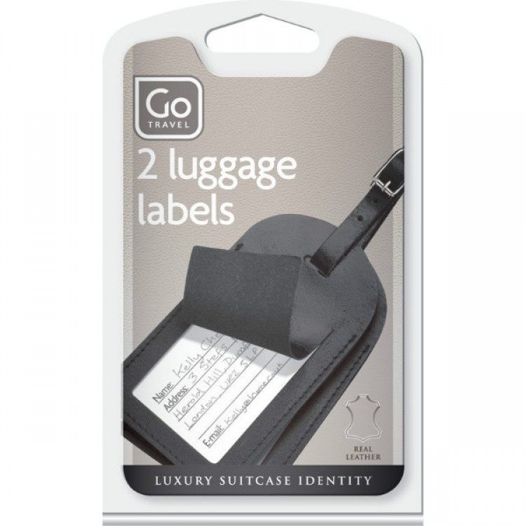 Leather luggage tag Go Travel | 159