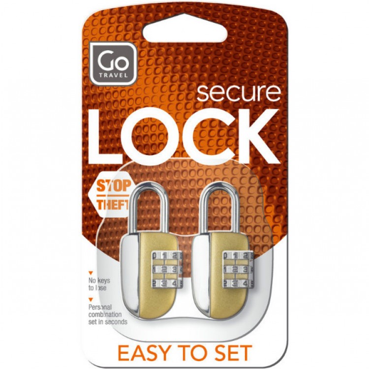 Case lock No-Key Padlock twin | Go Travel