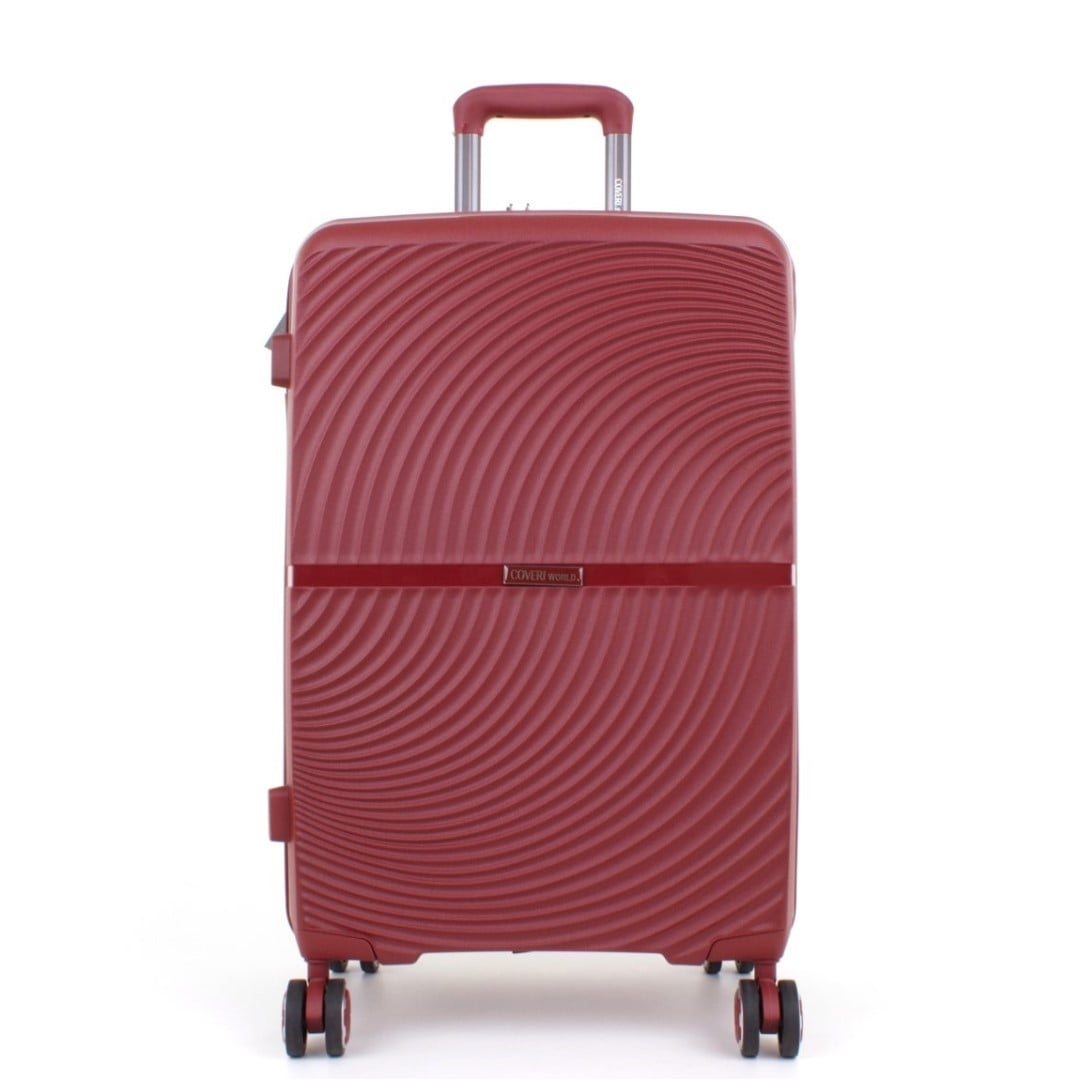 Hardside travelling luggage medium Coveri World | Trendy