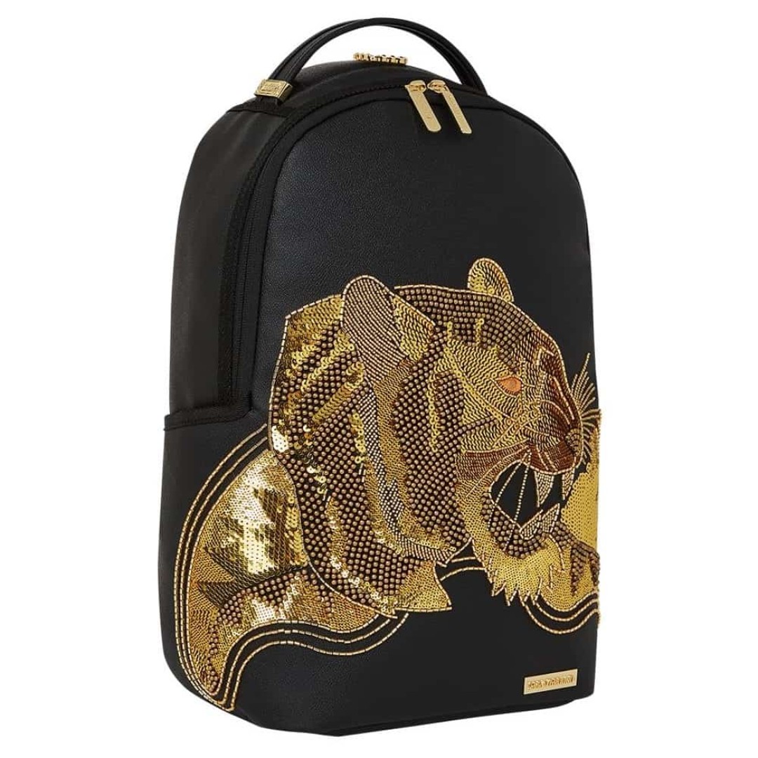 Backpack Sprayground | Ai Gold Bead Tiger Dlxsv