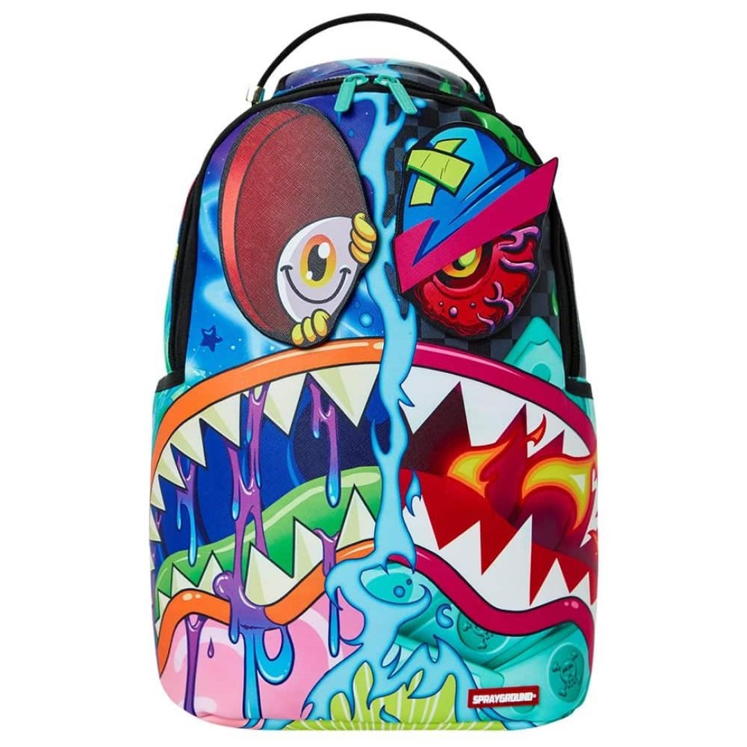Backpack Sprayground | Crazy Shark Split Dlxsv