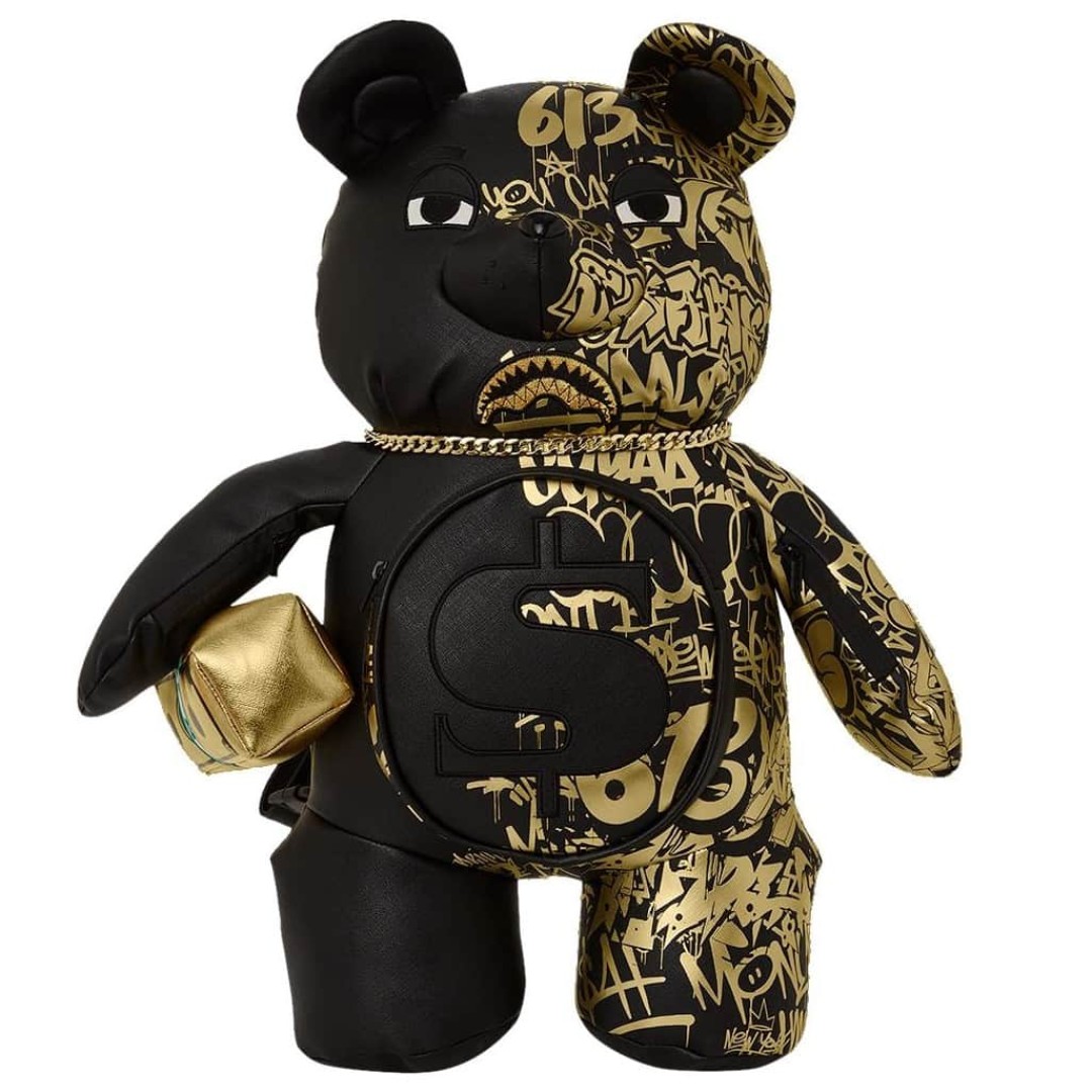 Backpack Sprayground | Half Graff Gold Bear