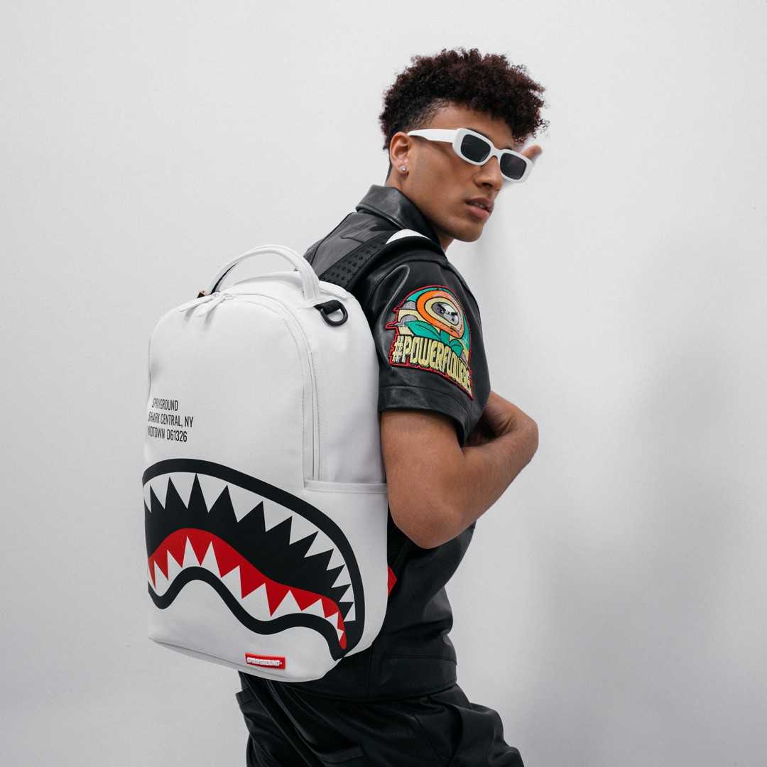 Backpack Sprayground | Shark Central 2.0 White