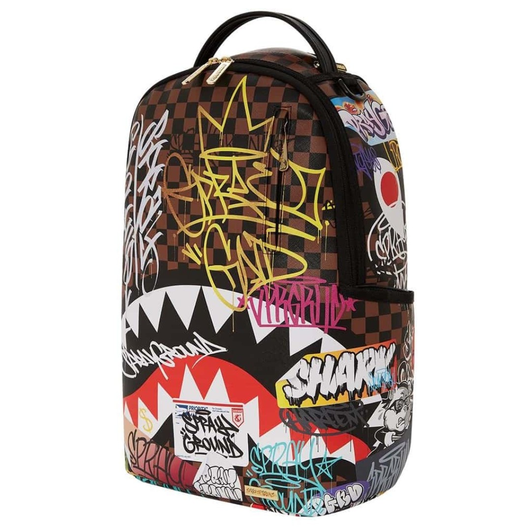 Backpack Sprayground | Tagged Up Sharks In Paris