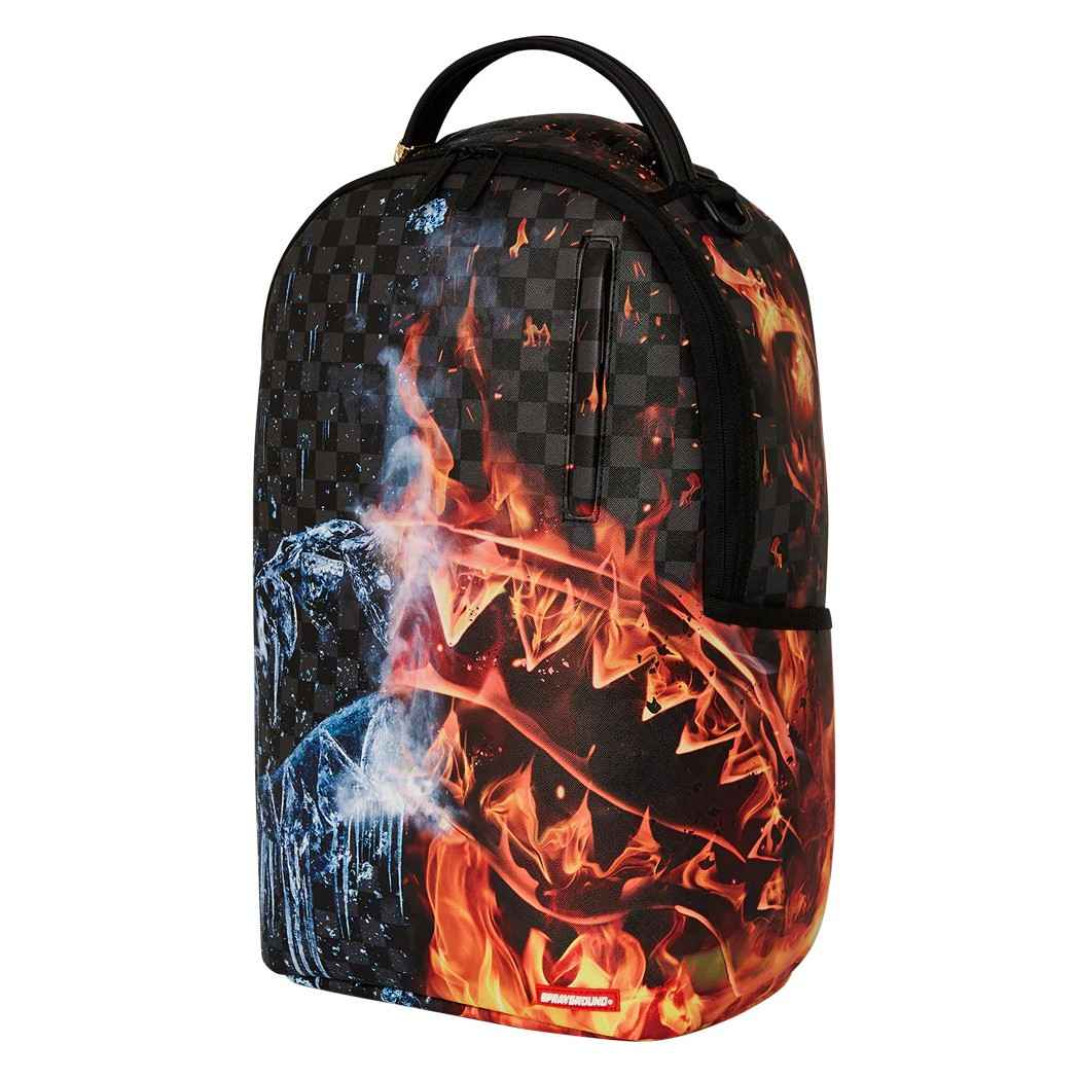 Rucksack Sprayground | Fire & Ice Shark DLXSV