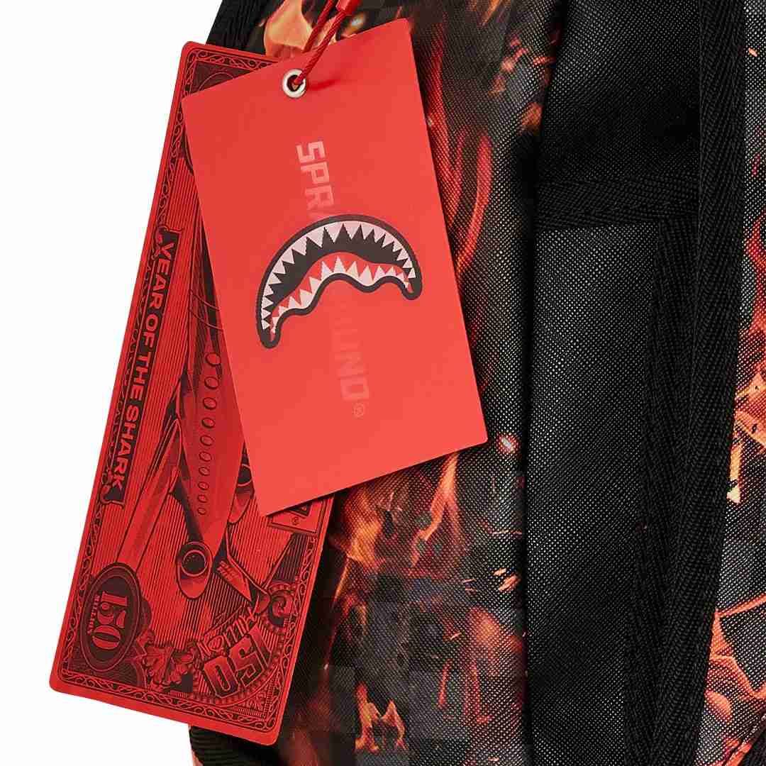 Rucksack Sprayground | Fire & Ice Shark DLXSV