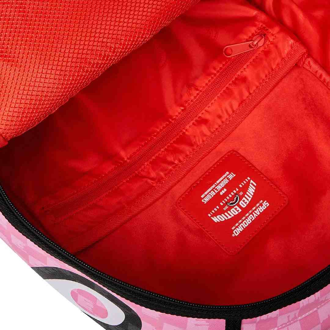 Rucksack Sprayground | Pink And Black Drip Check Dlxsv