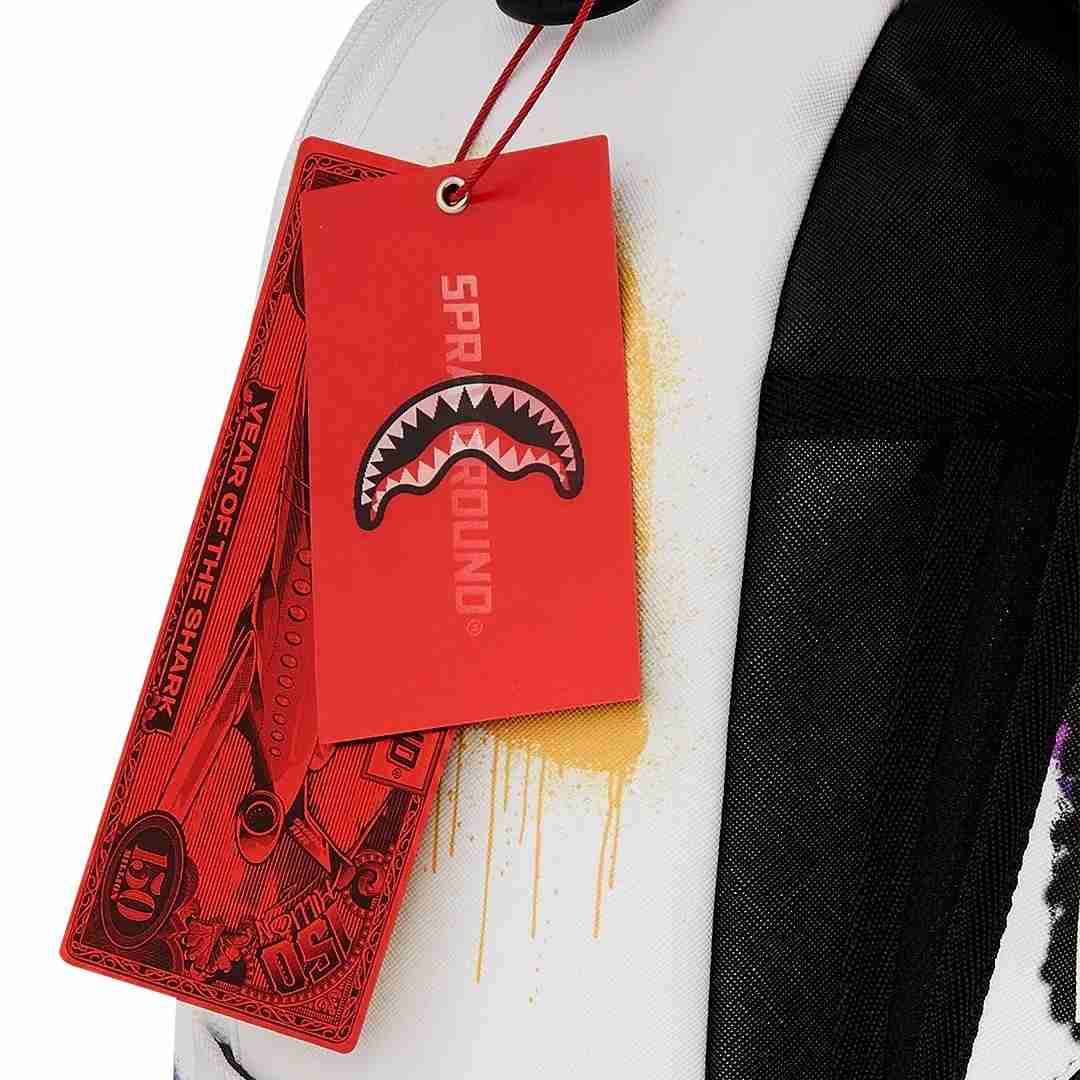Rucksack Sprayground | Shark Central Stencils White DLXSV