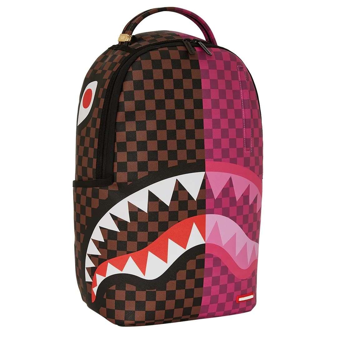 Rucksack Sprayground | Split Sip Pink Check Dlxsv