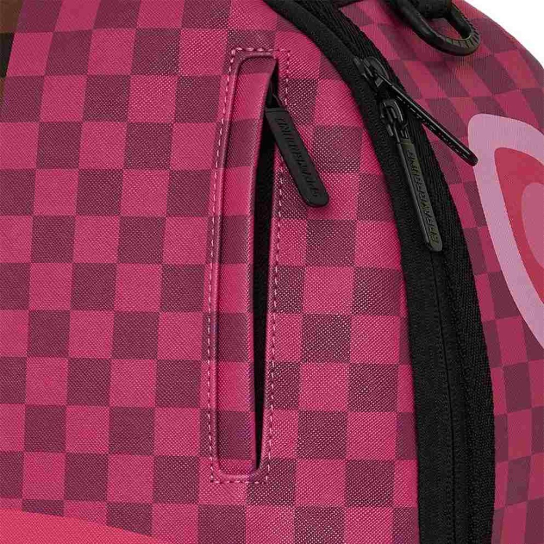 Rucksack Sprayground | Split Sip Pink Check Dlxsv
