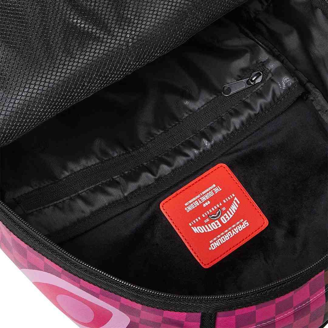 Rucksack Sprayground | Split Sip Pink Check Dlxsv