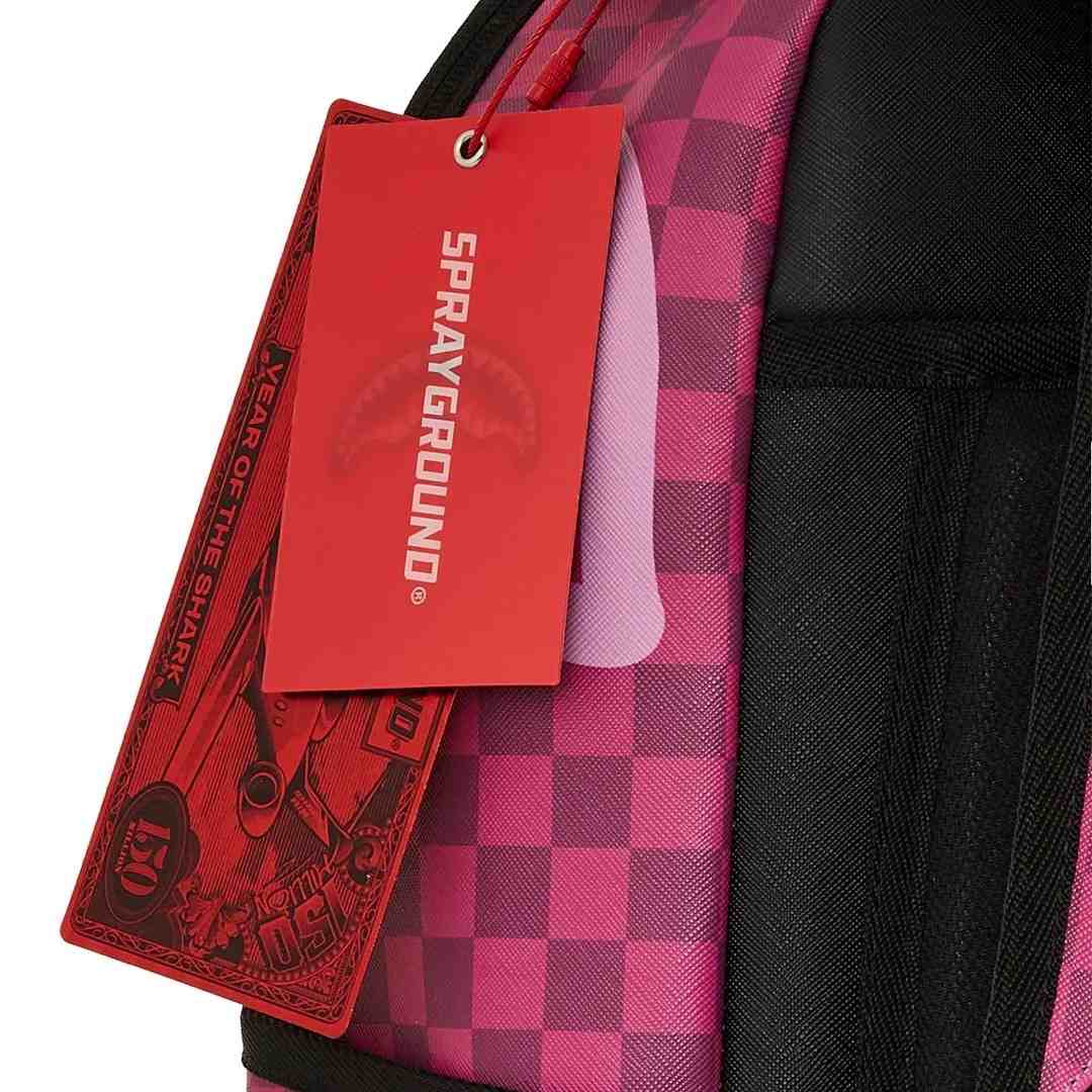 Rucksack Sprayground | Split Sip Pink Check Dlxsv