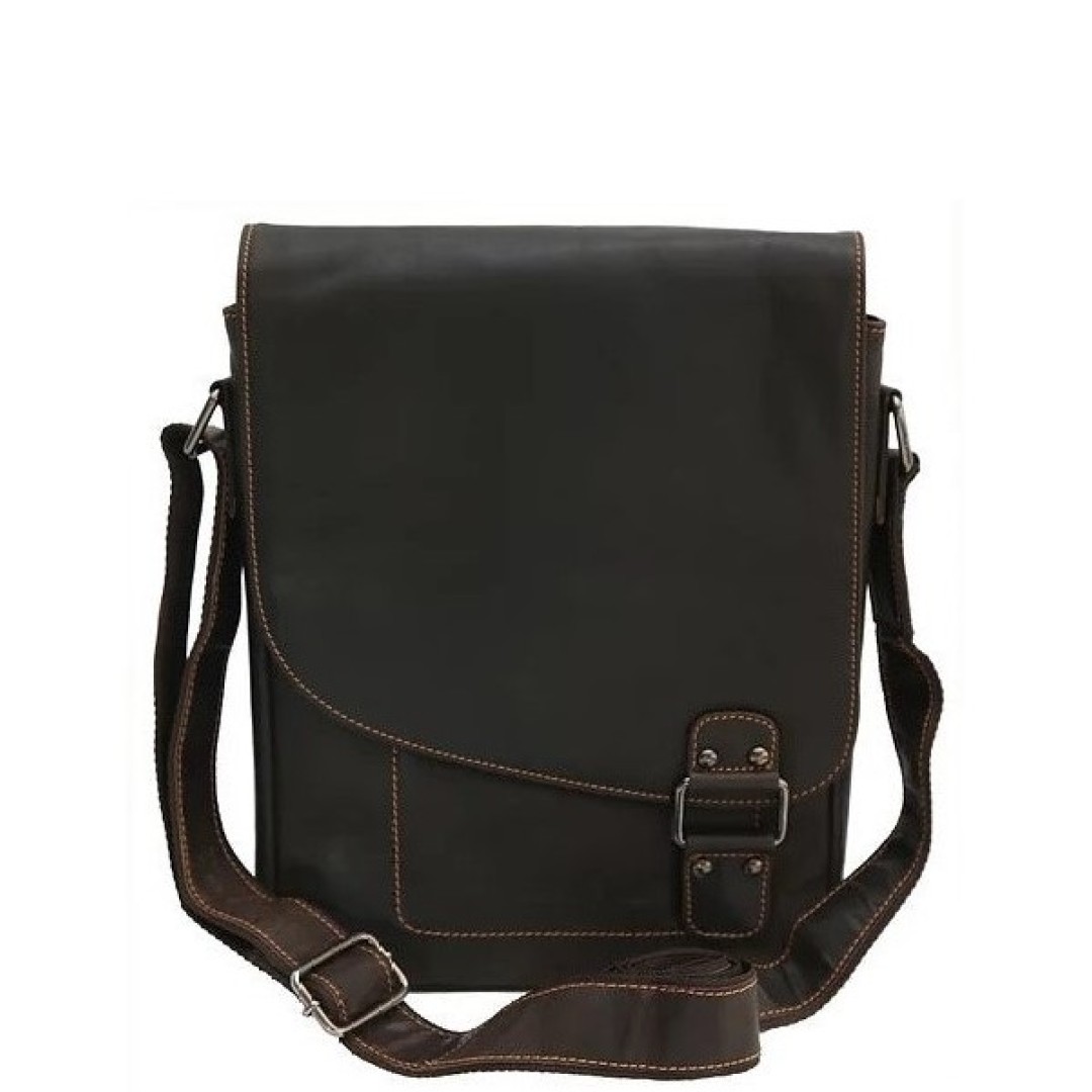 Lederschultertasche Green Wood | Mark