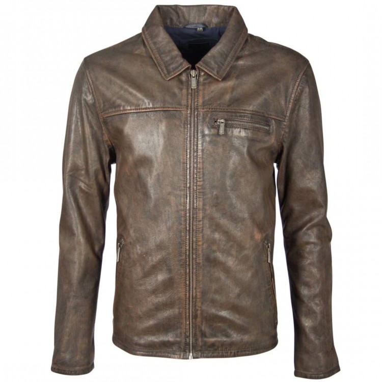Men's leather jacket DEERCRAFT | Beaver