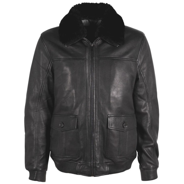 Men's leather jacket Deercraft | Fjort
