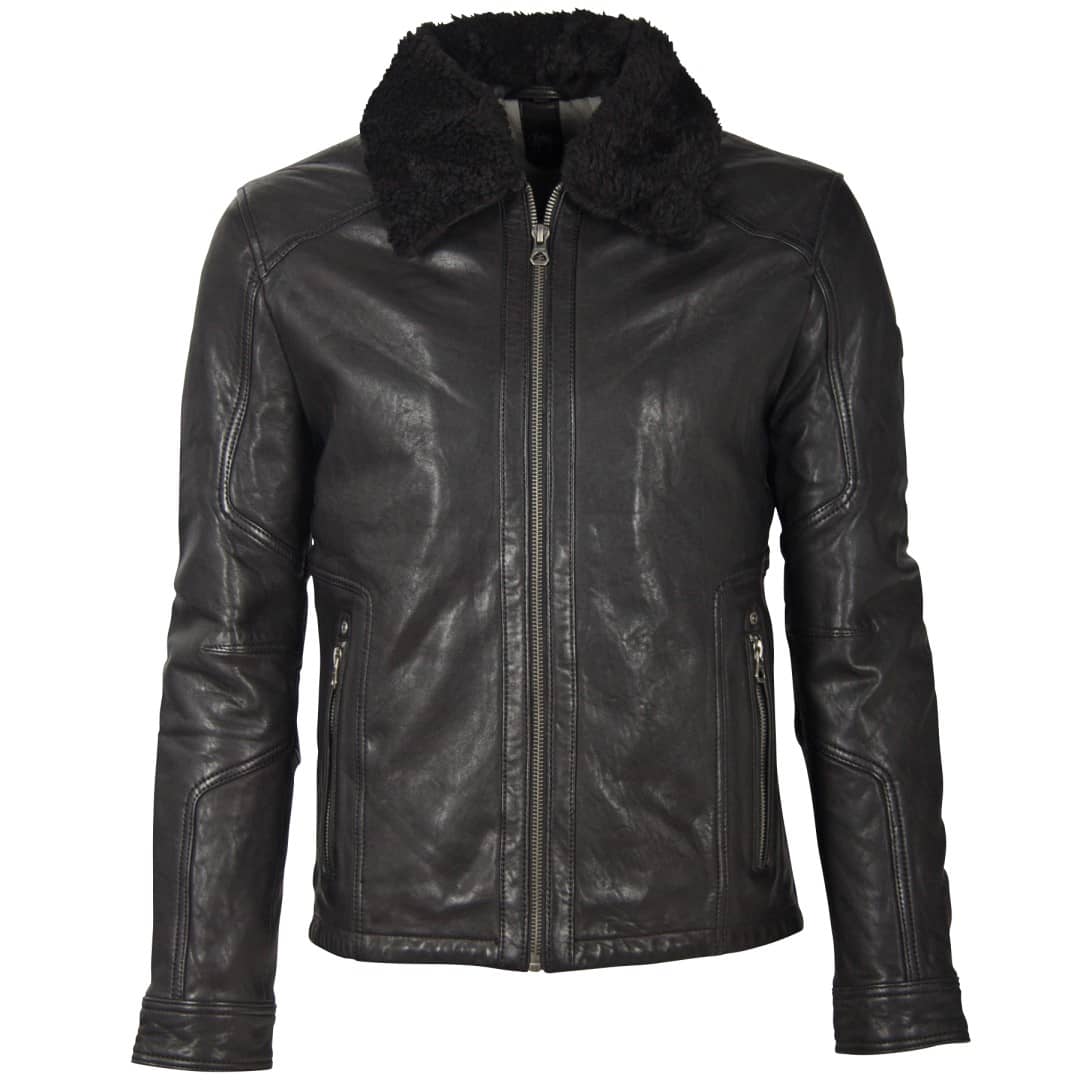 Men's leather jacket GIPSY | Oysto