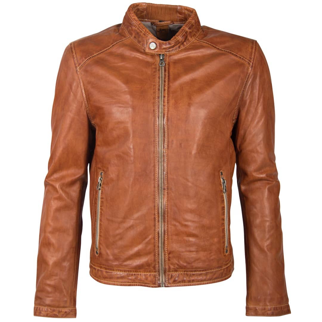 Men's leather jacket GIPSY Menny