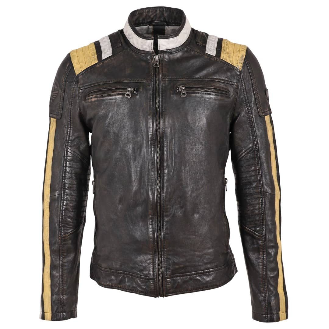 Men's leather jacket GIPSY | Nenzo