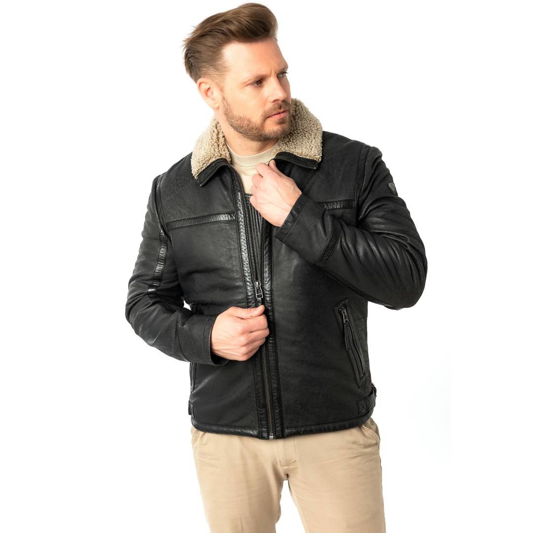 Moška usnjena jakna MAURITIUS | Alasko