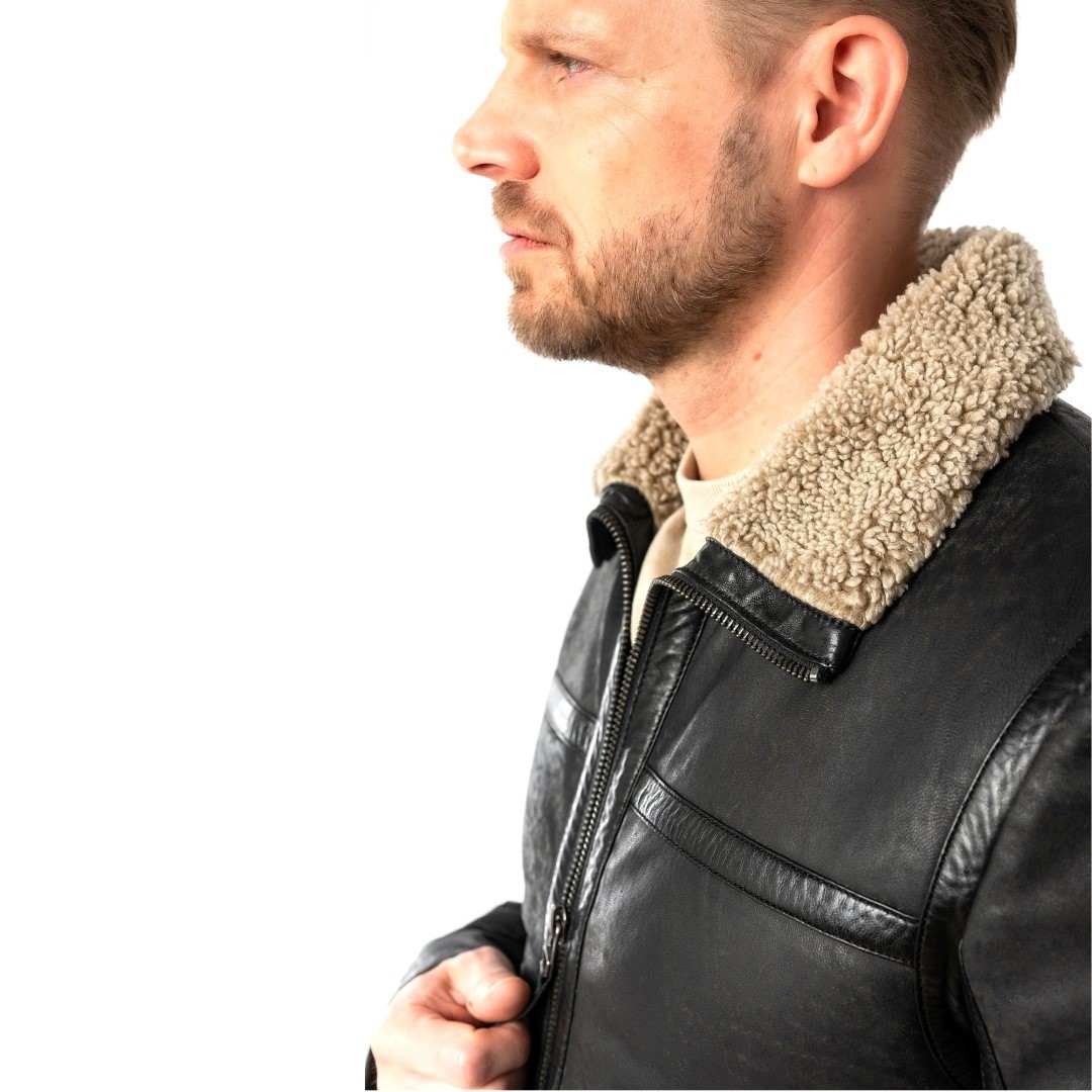 Moška usnjena jakna MAURITIUS | Alasko